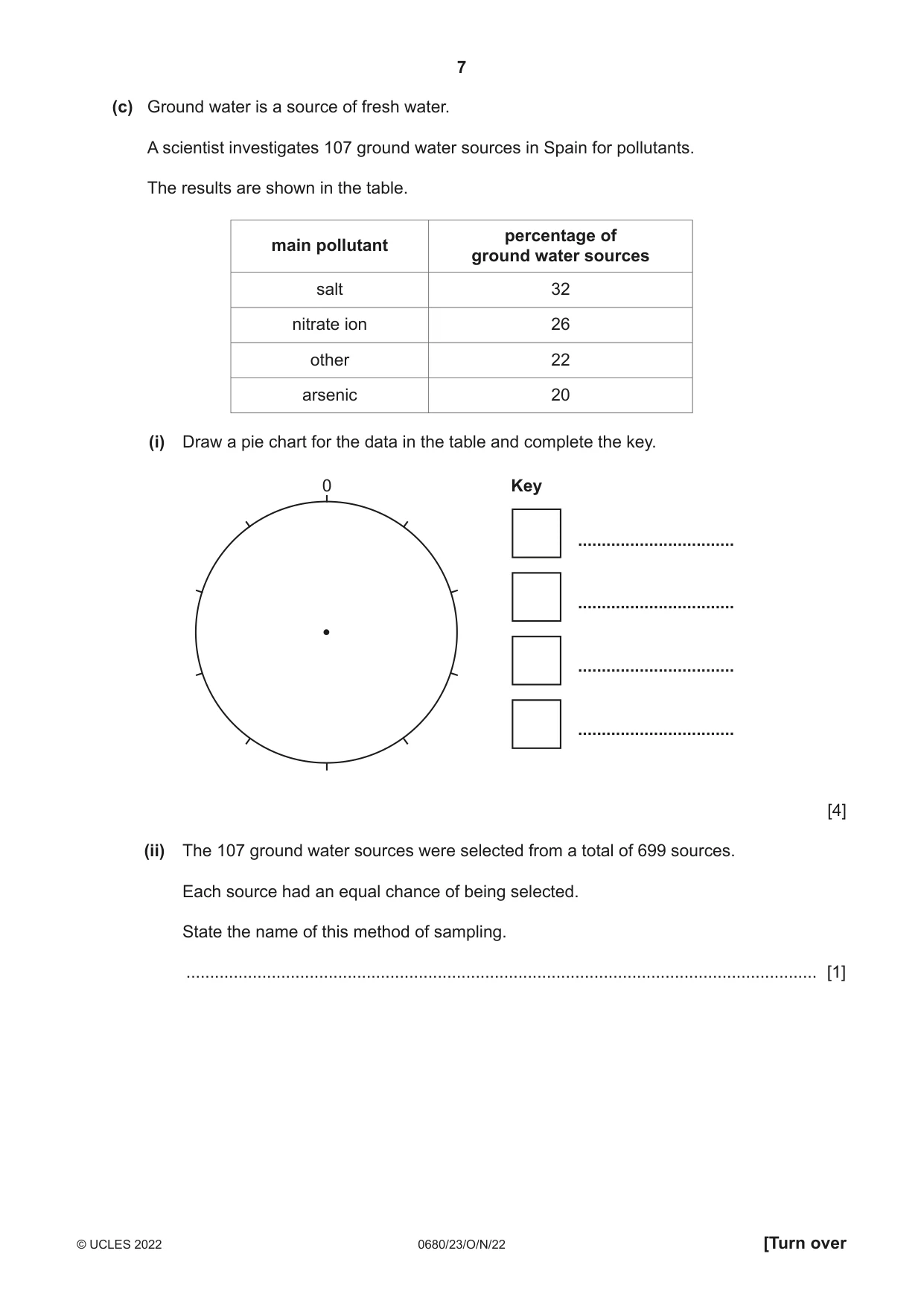 Cambridge IGCSE Environmental Management 0680 2022 Oct/Nov Paper 2 · Variant 3 question paper, page 7 of 24