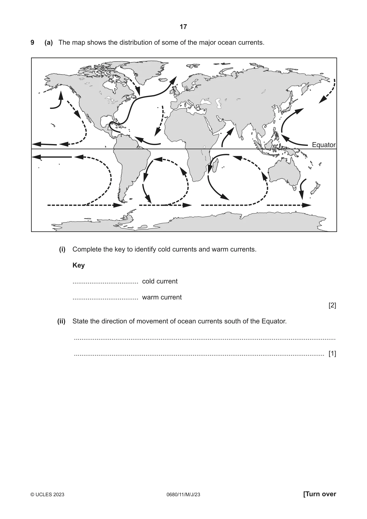 Cambridge IGCSE Environmental Management 0680 2023 May/June Paper 1 · Variant 1 question paper, page 17 of 20