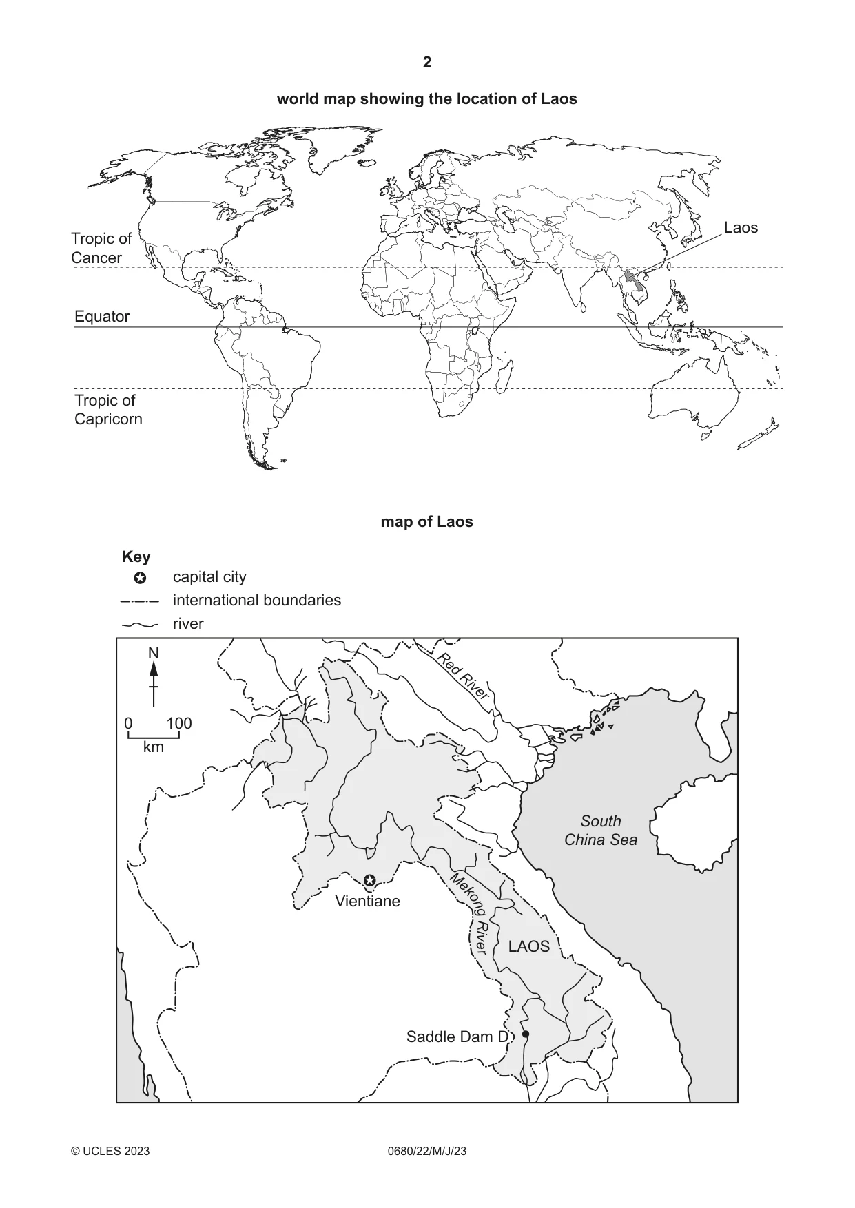 Cambridge IGCSE Environmental Management 0680 2023 May/June Paper 2 · Variant 2 question paper, page 2 of 20