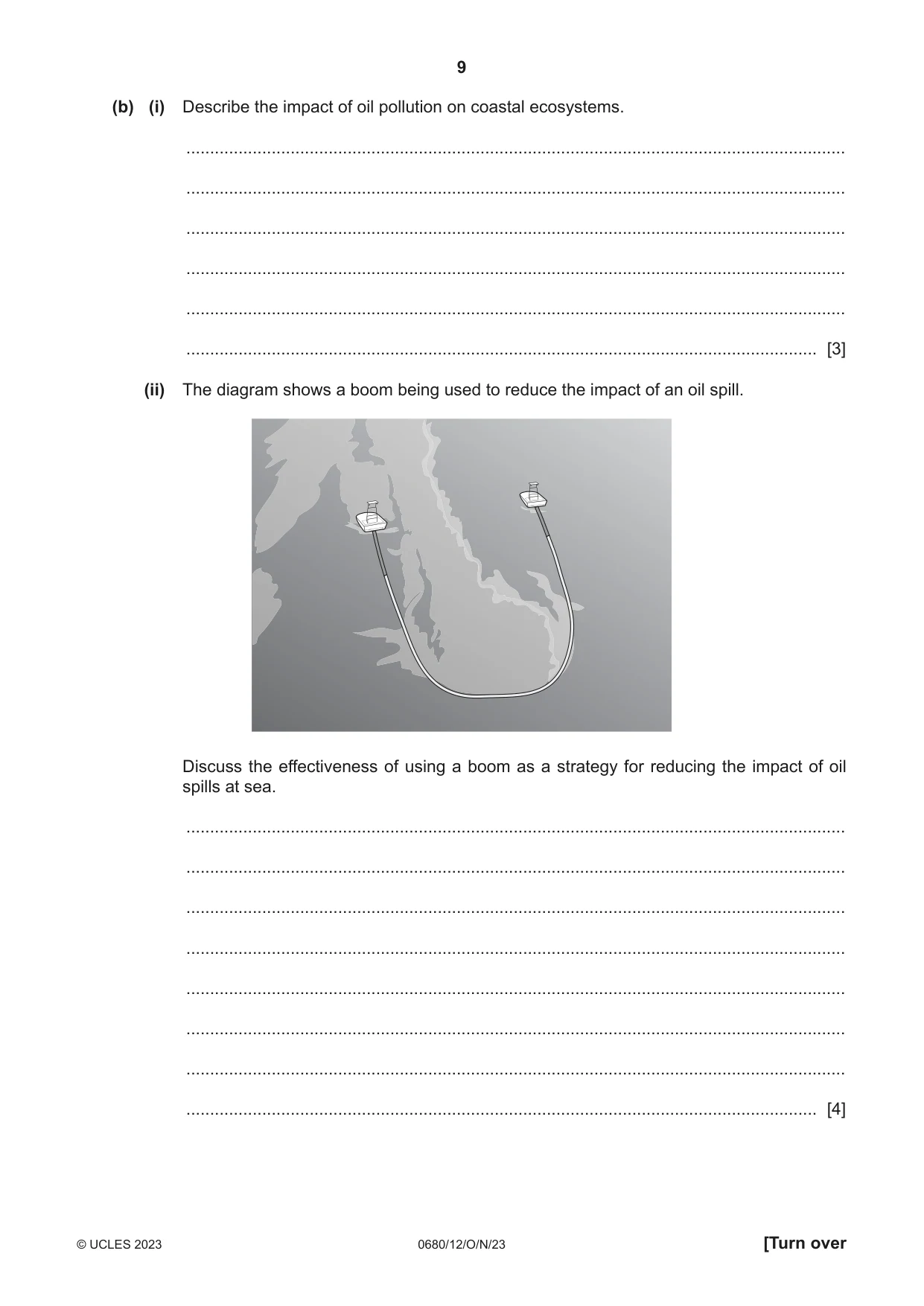 Cambridge IGCSE Environmental Management 0680 2023 Oct/Nov Paper 1 · Variant 2 question paper, page 9 of 20