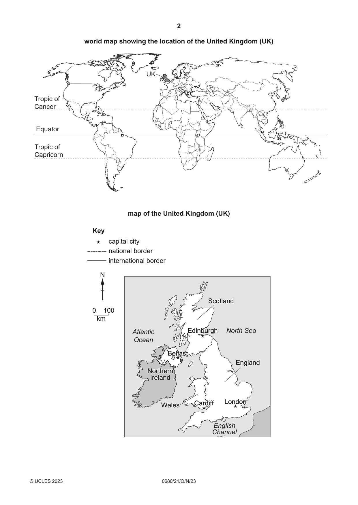 Cambridge IGCSE Environmental Management 0680 2023 Oct/Nov Paper 2 · Variant 1 question paper, page 2 of 24