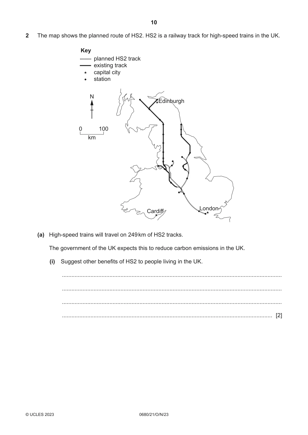 Cambridge IGCSE Environmental Management 0680 2023 Oct/Nov Paper 2 · Variant 1 question paper, page 10 of 24
