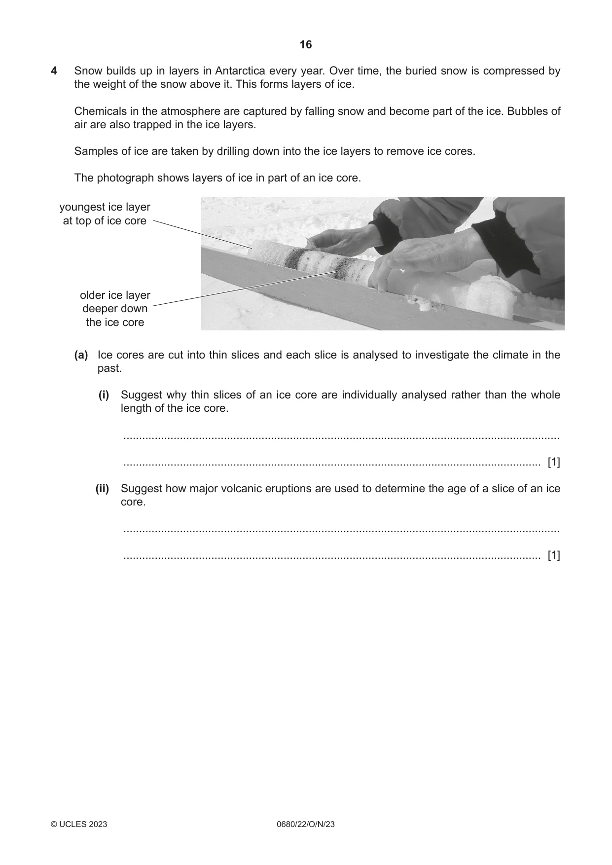 Cambridge IGCSE Environmental Management 0680 2023 Oct/Nov Paper 2 · Variant 2 question paper, page 16 of 20