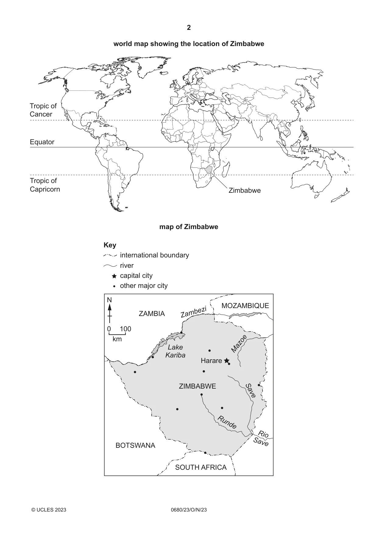 Cambridge IGCSE Environmental Management 0680 2023 Oct/Nov Paper 2 · Variant 3 question paper, page 2 of 20