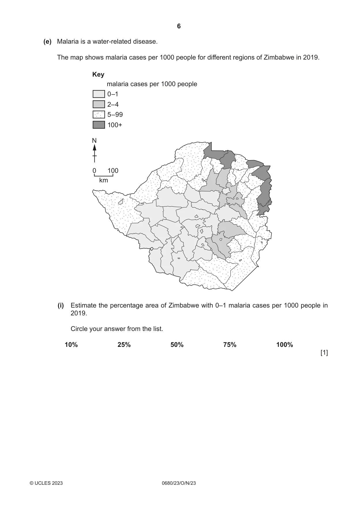 Cambridge IGCSE Environmental Management 0680 2023 Oct/Nov Paper 2 · Variant 3 question paper, page 6 of 20