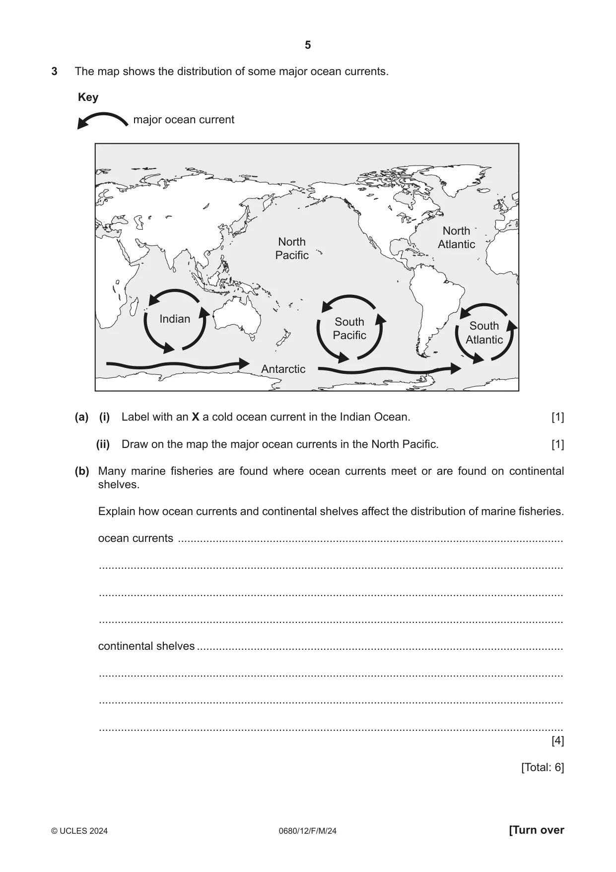 Cambridge IGCSE Environmental Management 0680 2024 Feb/March Paper 1 · Variant 2 question paper, page 5 of 20