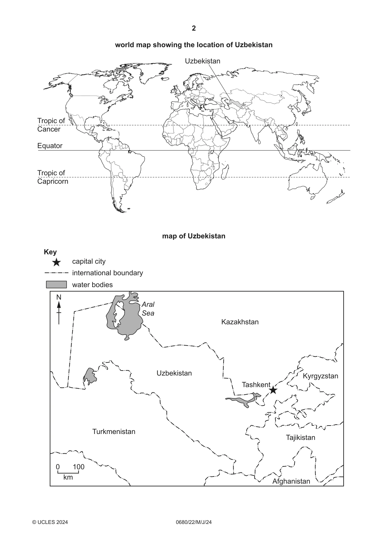 Cambridge IGCSE Environmental Management 0680 2024 May/June Paper 2 · Variant 2 question paper, page 2 of 20