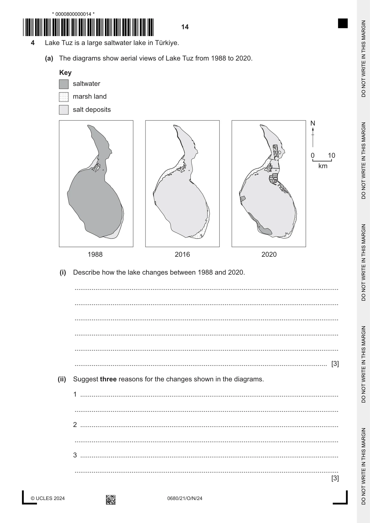 Cambridge IGCSE Environmental Management 0680 2024 Oct/Nov Paper 2 · Variant 1 question paper, page 14 of 20