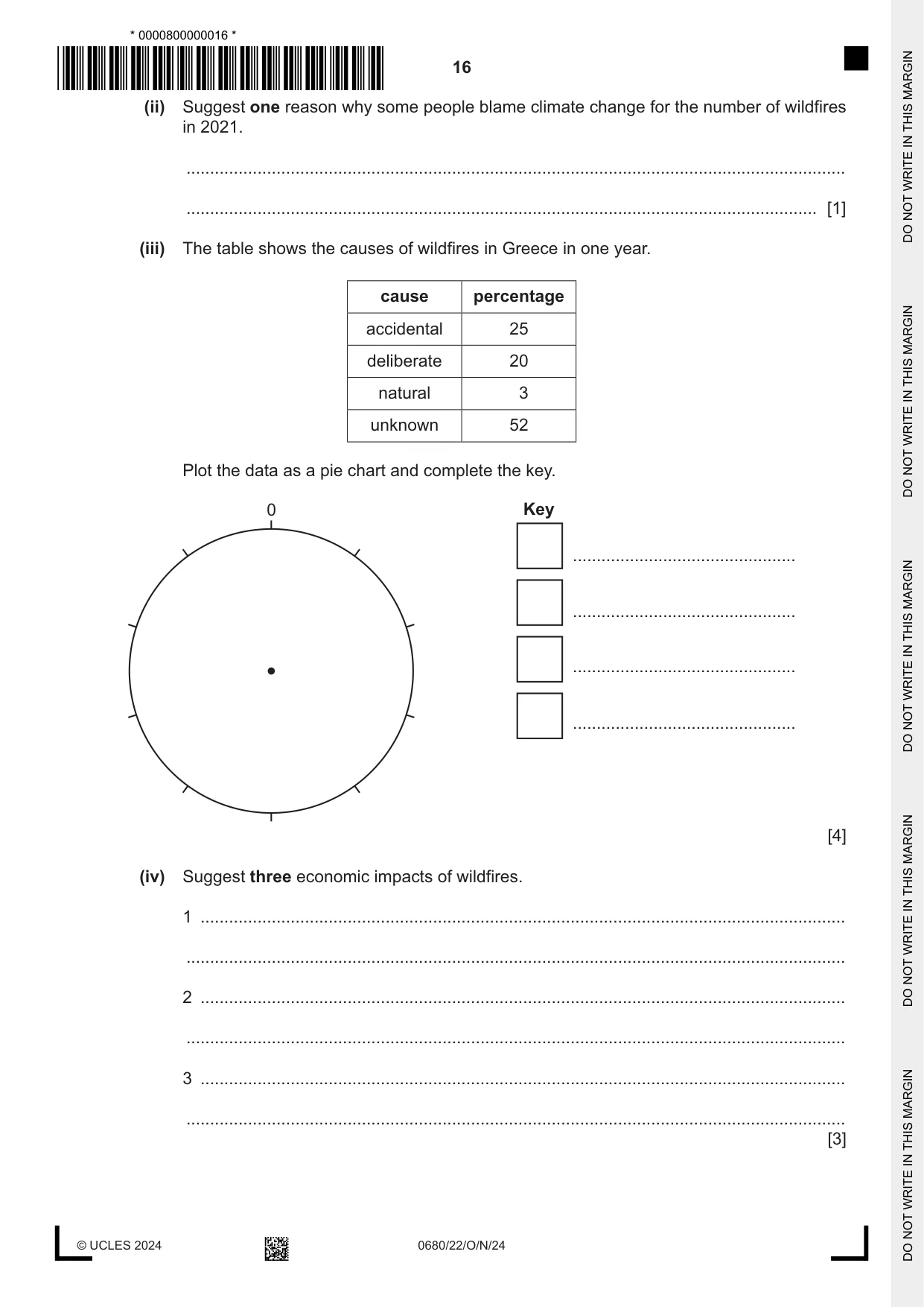 Cambridge IGCSE Environmental Management 0680 2024 Oct/Nov Paper 2 · Variant 2 question paper, page 16 of 24
