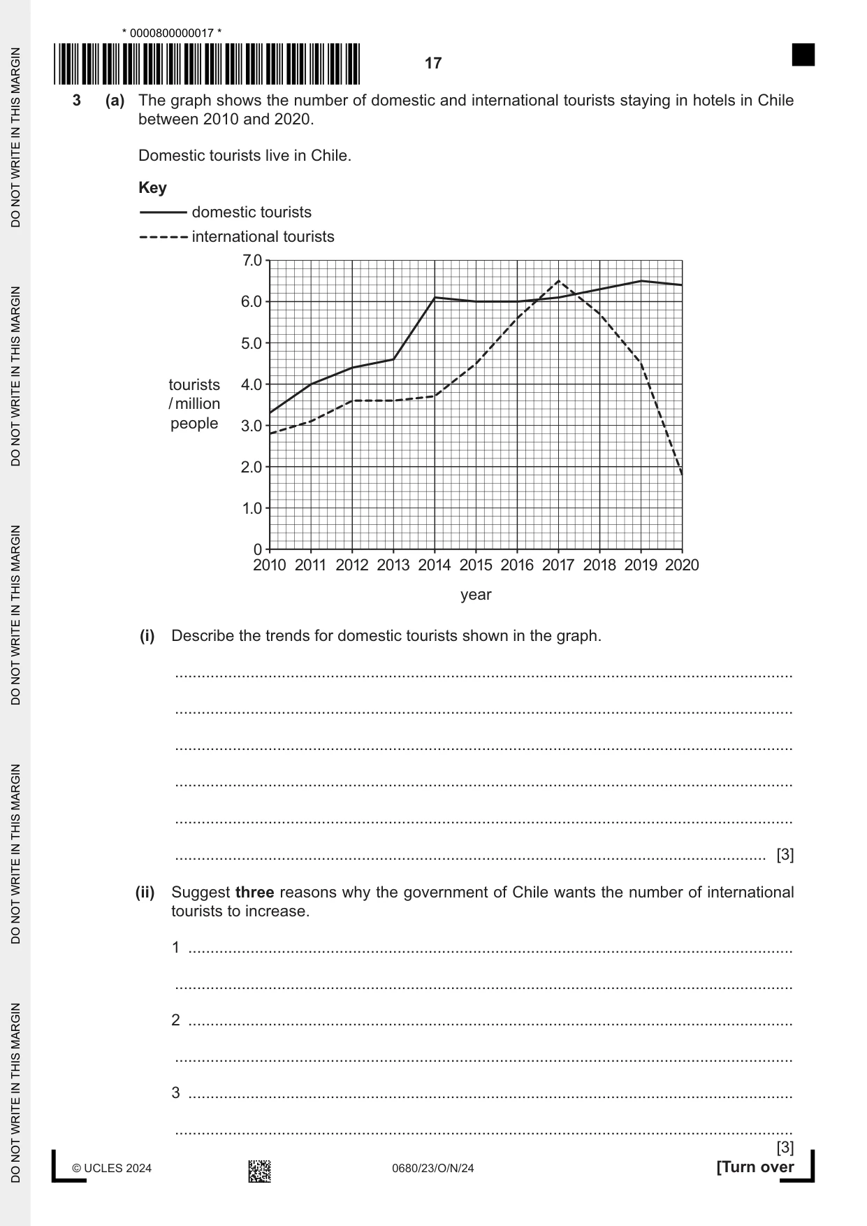 Cambridge IGCSE Environmental Management 0680 2024 Oct/Nov Paper 2 · Variant 3 question paper, page 17 of 20