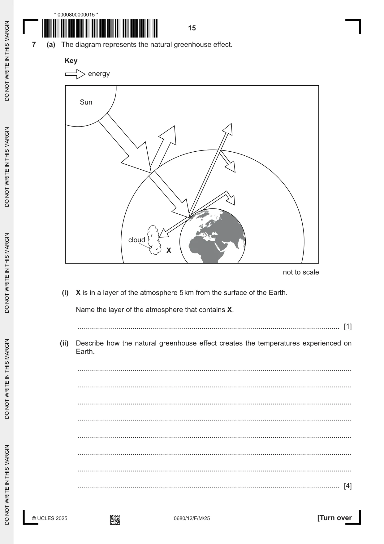 Cambridge IGCSE Environmental Management 0680 2025 Feb/March Paper 1 · Variant 2 question paper, page 15 of 20