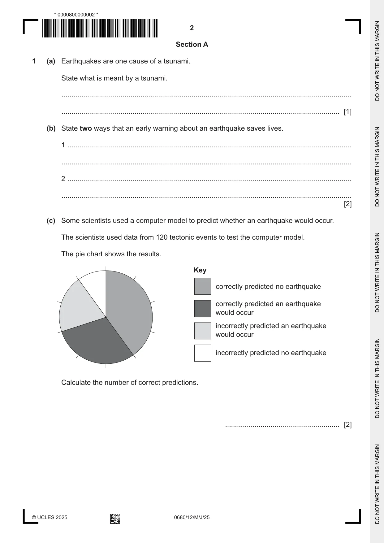 Cambridge IGCSE Environmental Management 0680 2025 May/June Paper 1 · Variant 2 question paper, page 2 of 20