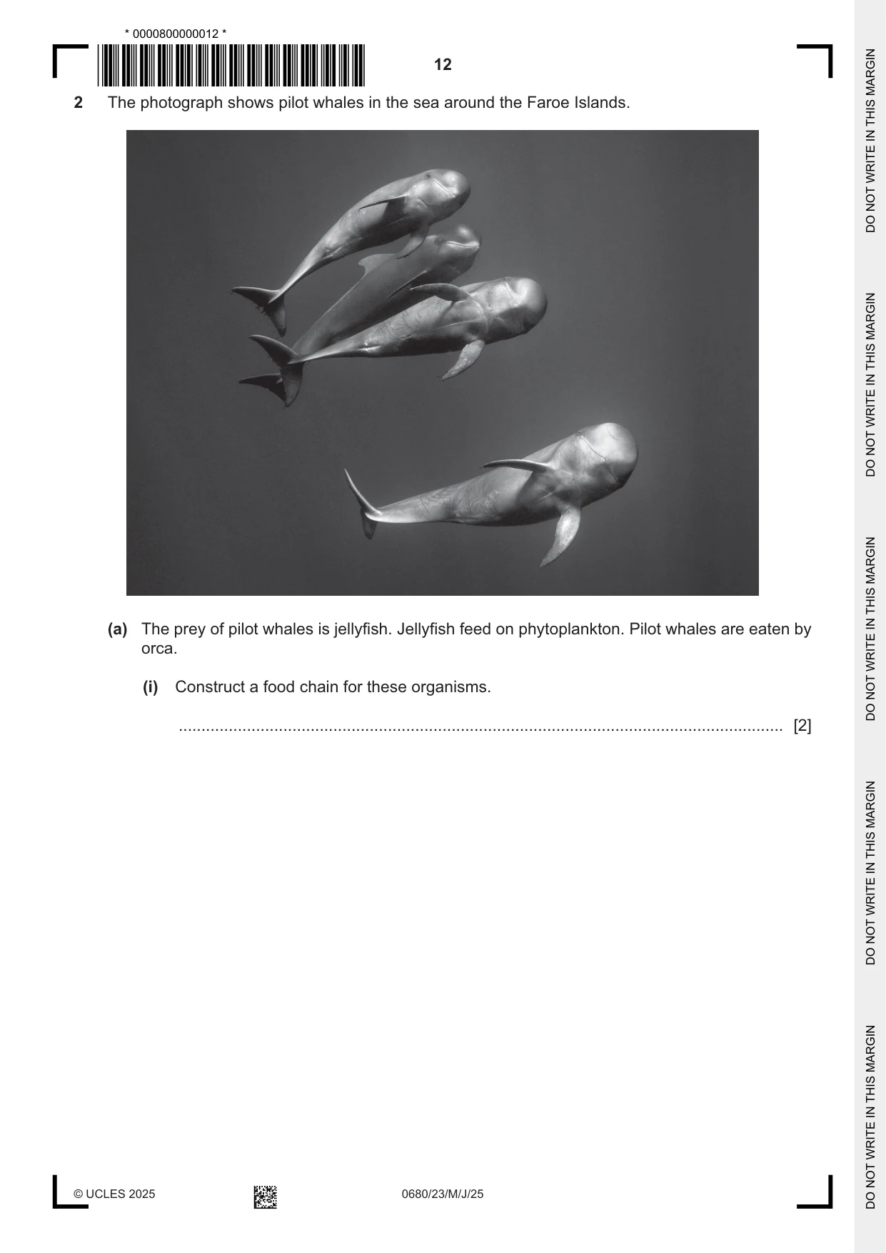 Cambridge IGCSE Environmental Management 0680 2025 May/June Paper 2 · Variant 3 question paper, page 12 of 20