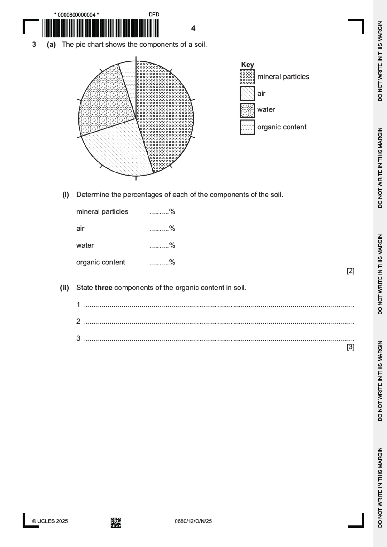 Cambridge IGCSE Environmental Management 0680 2025 Oct/Nov Paper 1 · Variant 2 question paper, page 4 of 20