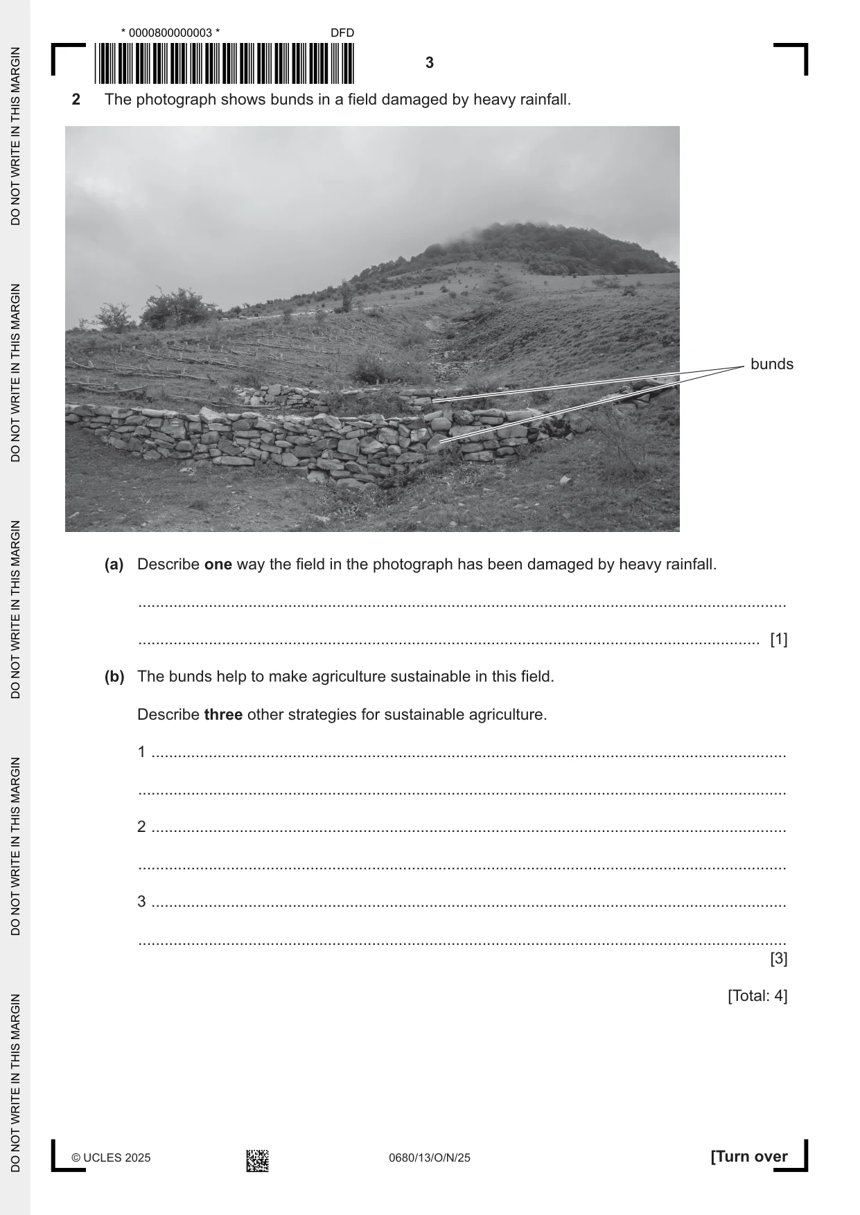 Cambridge IGCSE Environmental Management 0680 2025 Oct/Nov Paper 1 · Variant 3 question paper, page 3 of 20