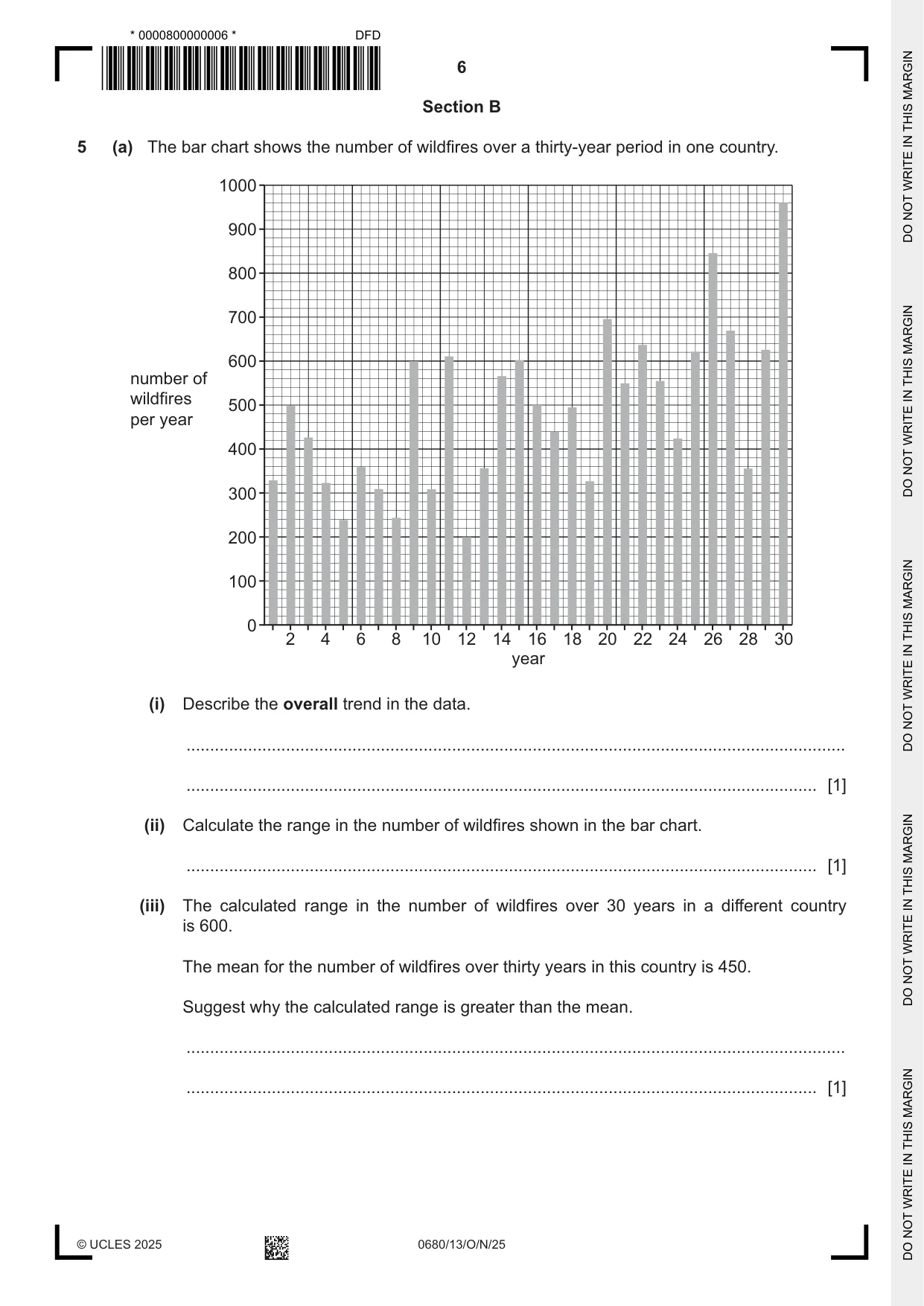 Cambridge IGCSE Environmental Management 0680 2025 Oct/Nov Paper 1 · Variant 3 question paper, page 6 of 20