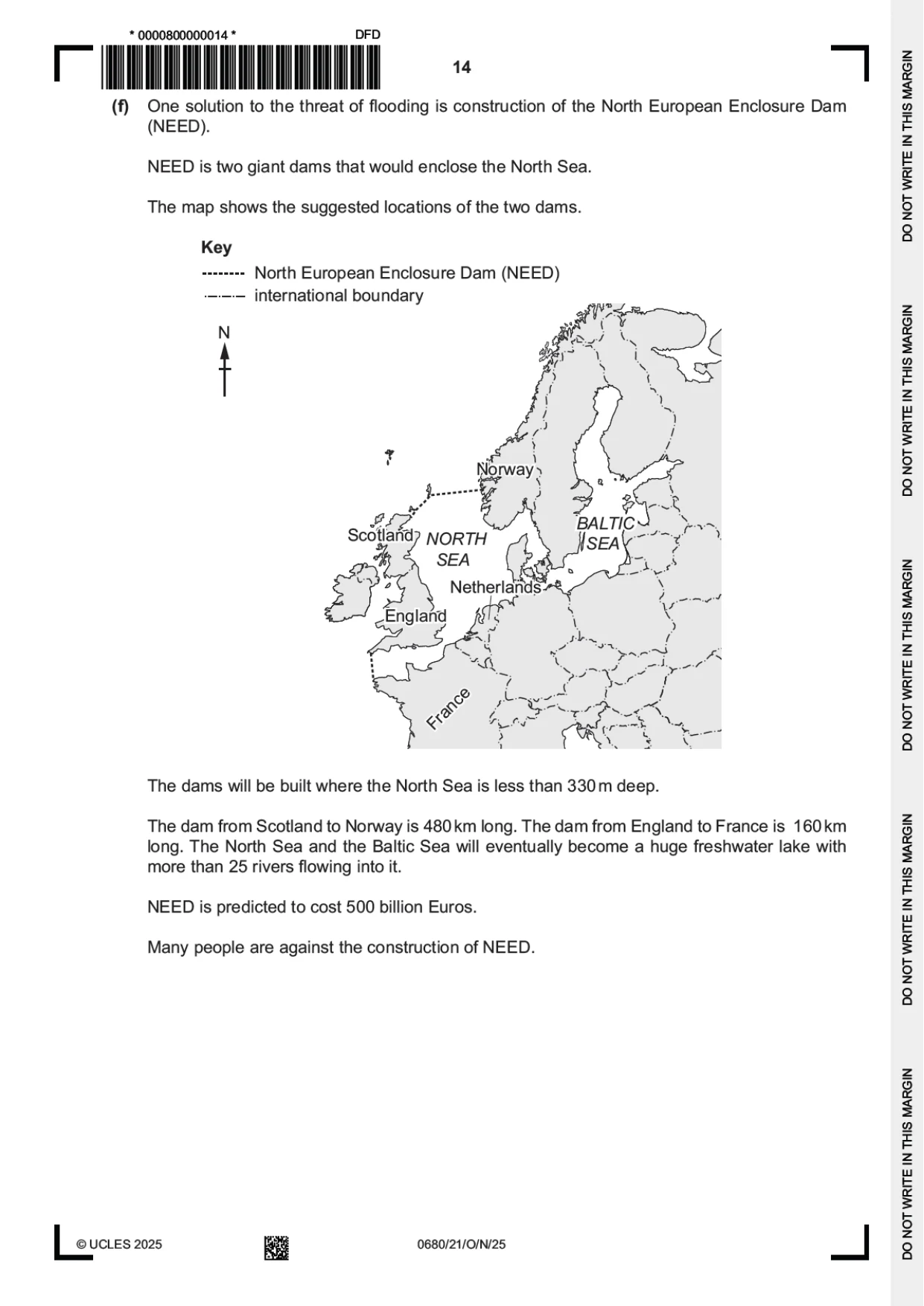 Cambridge IGCSE Environmental Management 0680 2025 Oct/Nov Paper 2 · Variant 1 question paper, page 14 of 24