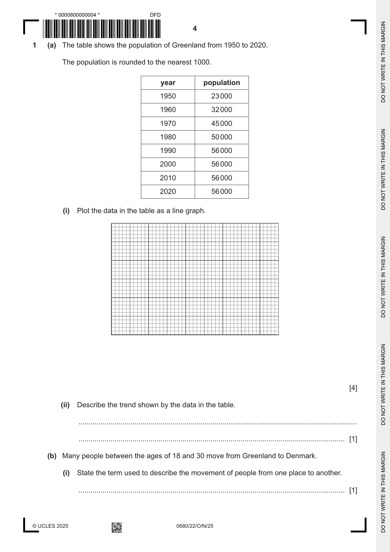 Cambridge IGCSE Environmental Management 0680 2025 Oct/Nov Paper 2 · Variant 2 question paper, page 4 of 20