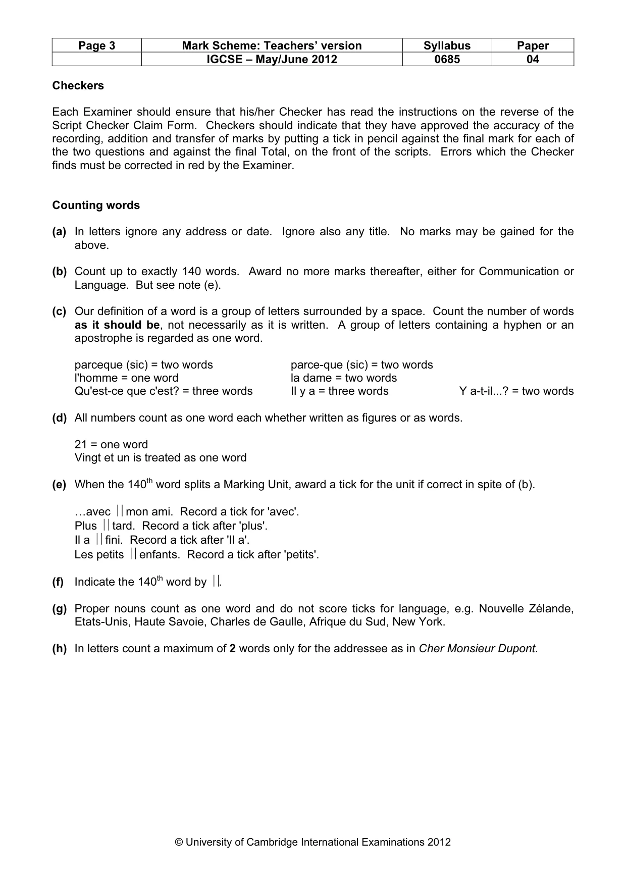 Mark scheme, page 3 of 23