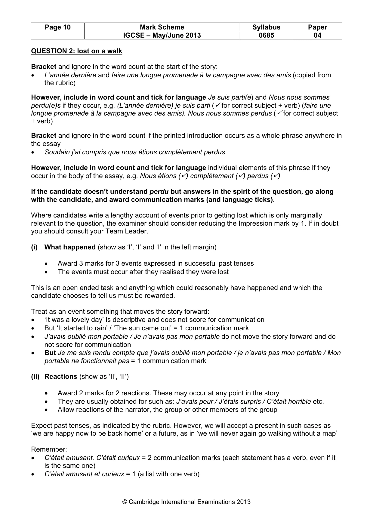 Mark scheme, page 10 of 24