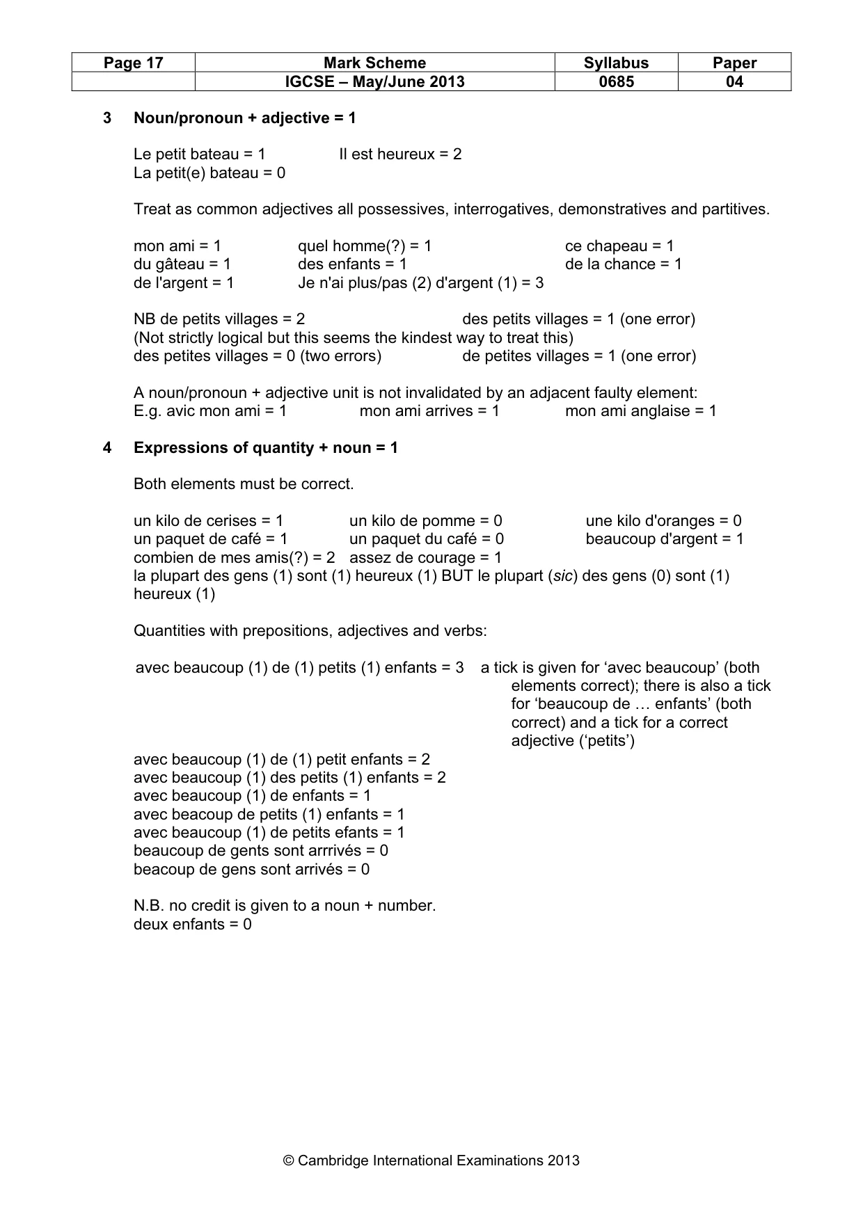 Mark scheme, page 17 of 24