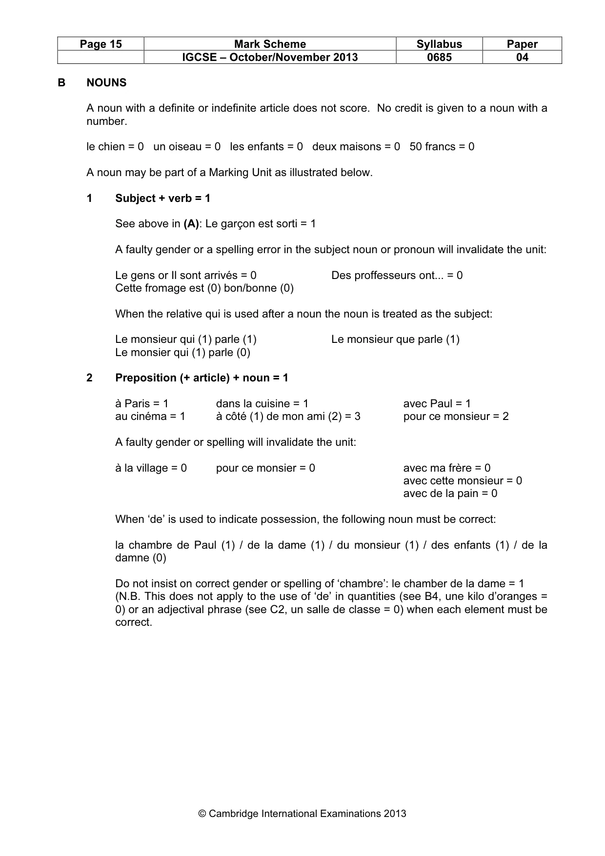 Mark scheme, page 15 of 23
