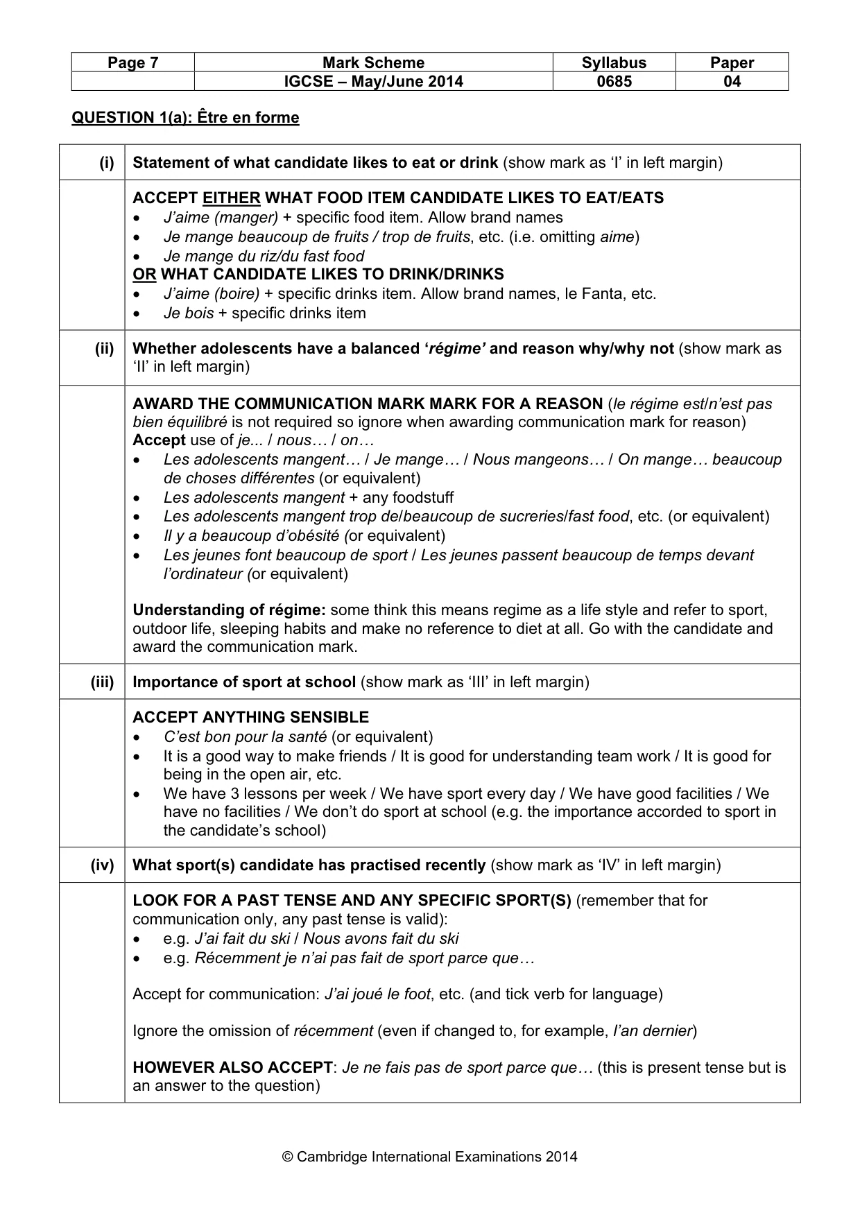 Mark scheme, page 7 of 25