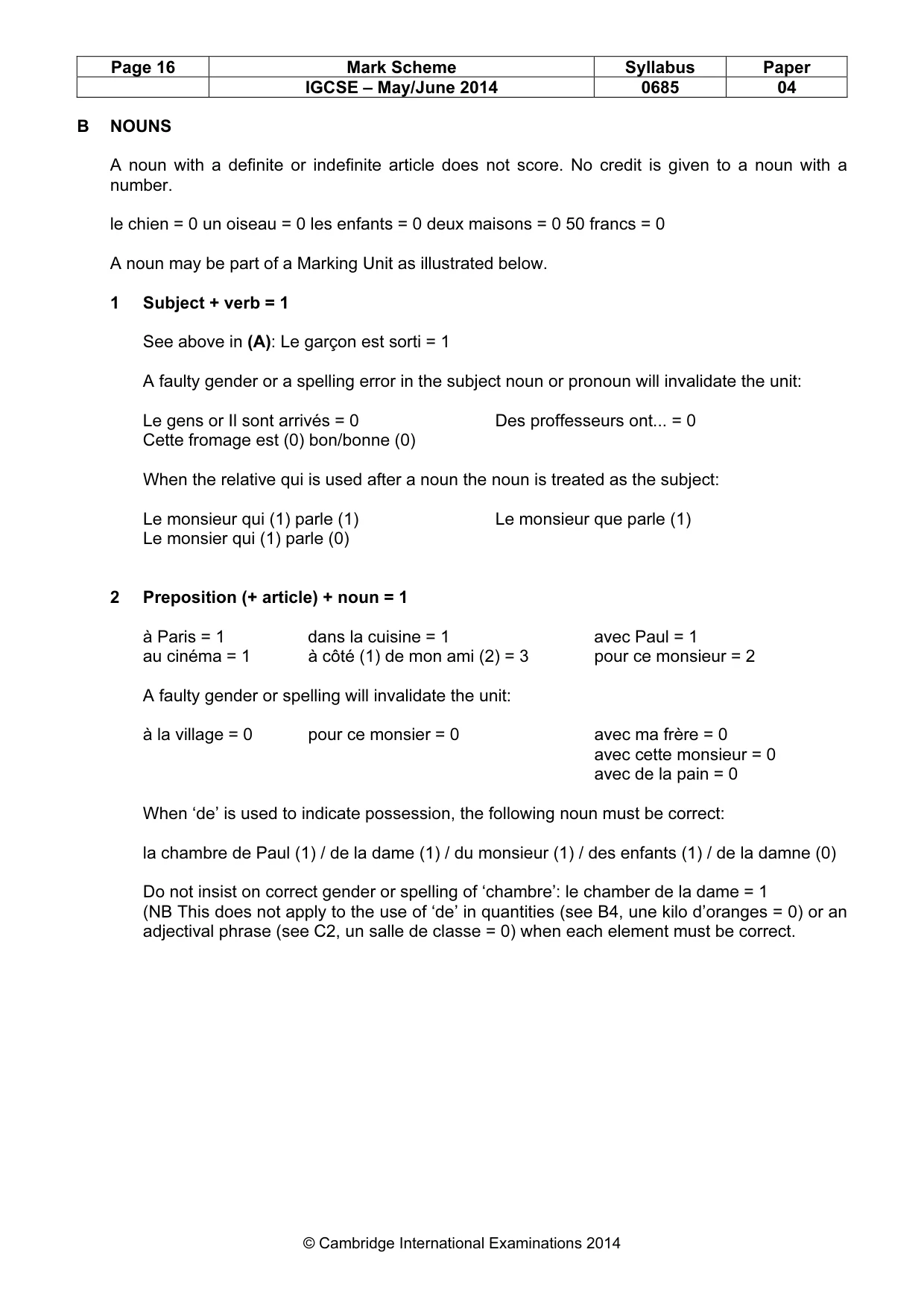 Mark scheme, page 16 of 25