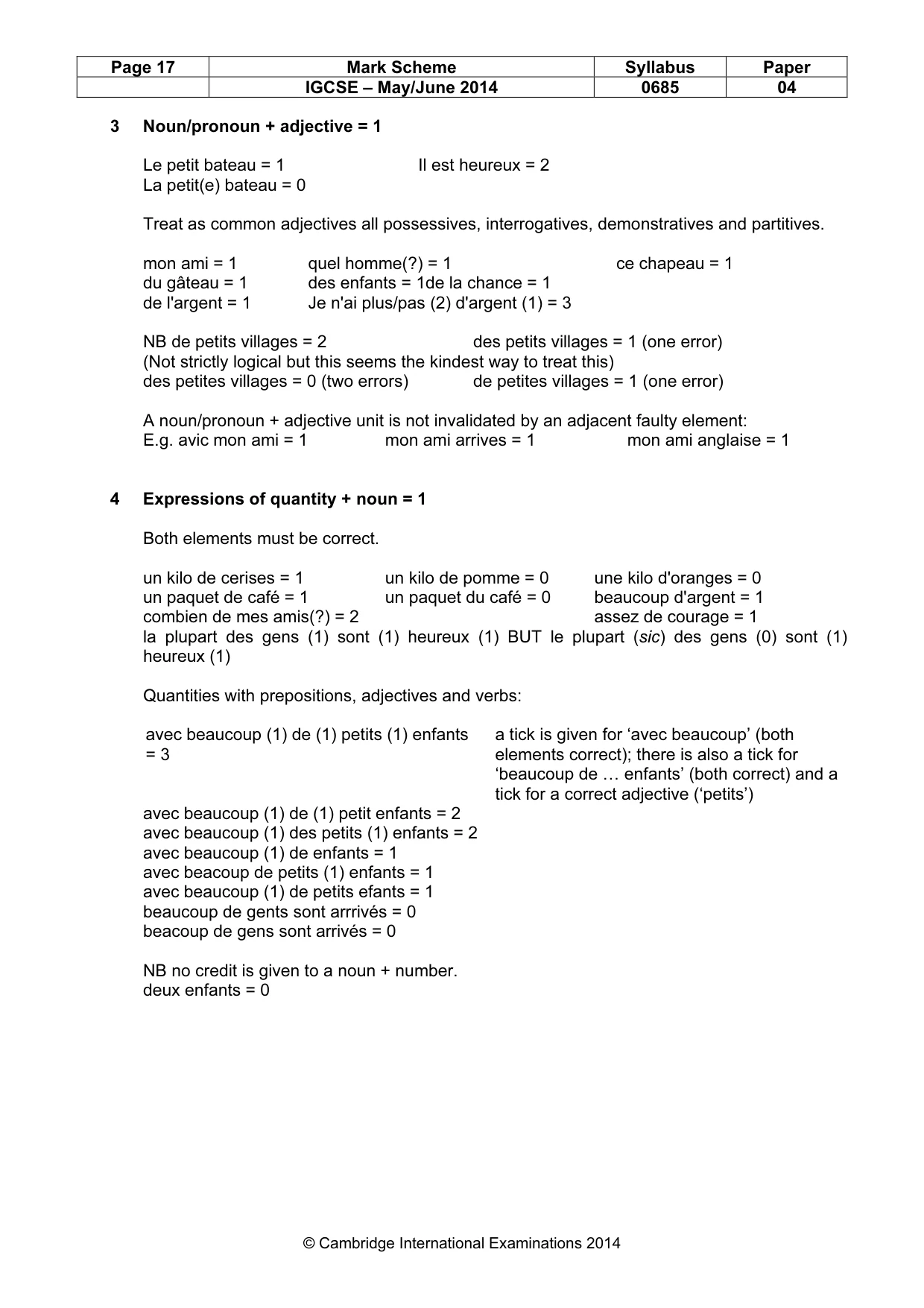 Mark scheme, page 17 of 25