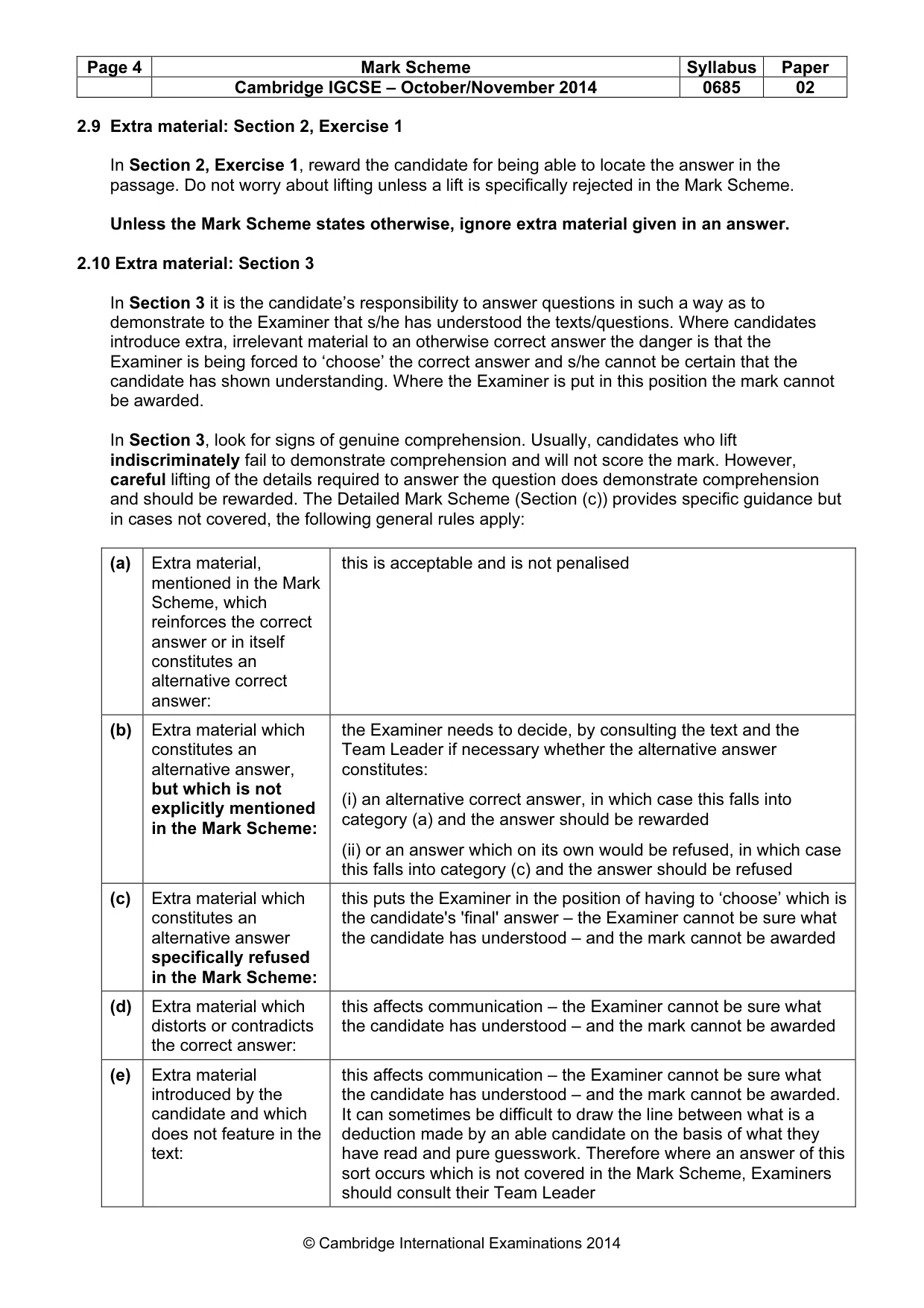 Mark scheme, page 4 of 19