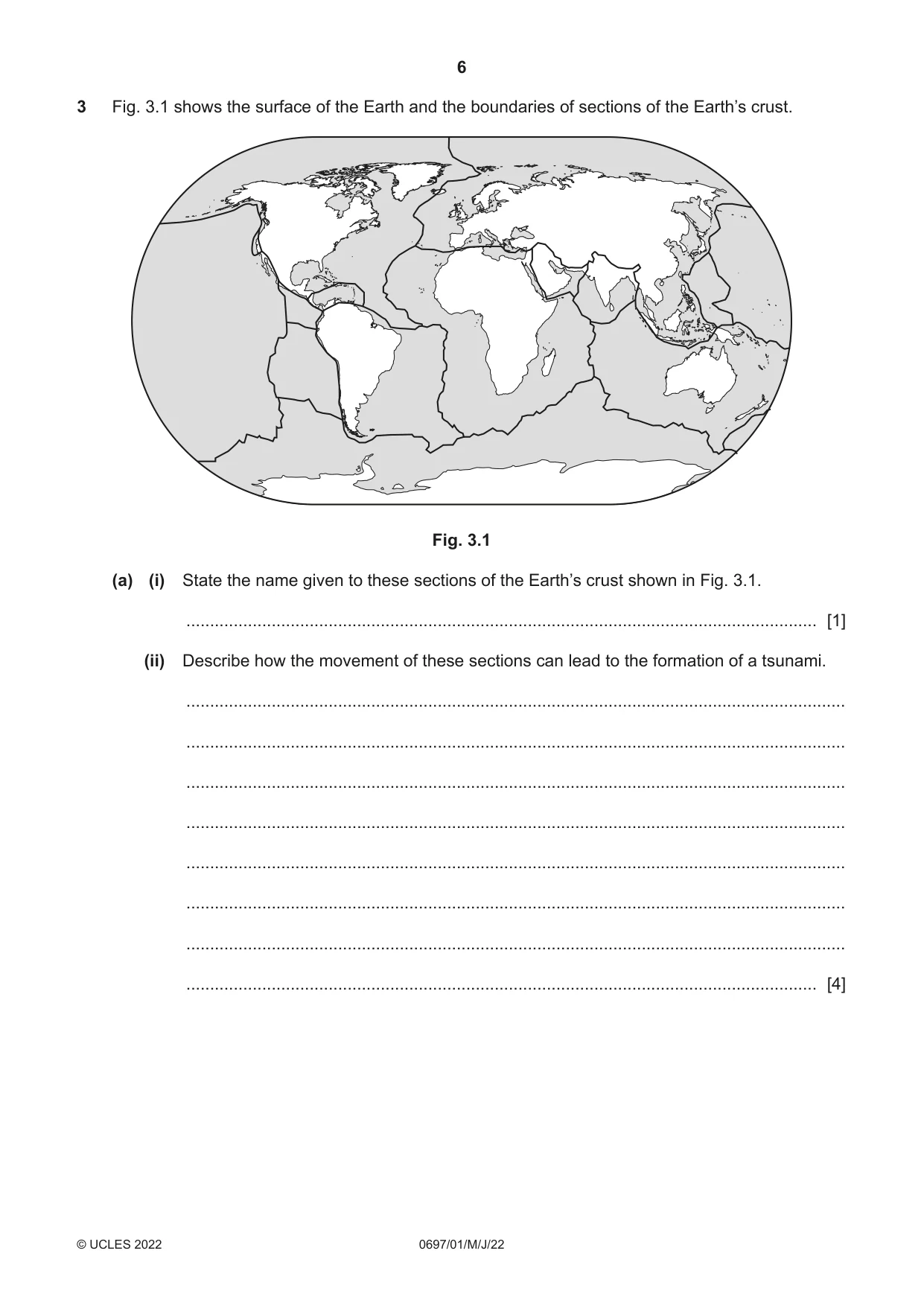 Cambridge IGCSE Marine Science (Maldives only) 0697 2022 May/June Paper 1 · Variant 0 question paper, page 6 of 16