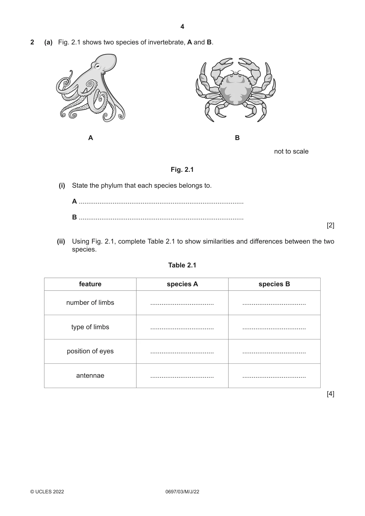 Cambridge IGCSE Marine Science (Maldives only) 0697 2022 May/June Paper 3 · Variant 0 question paper, page 4 of 12