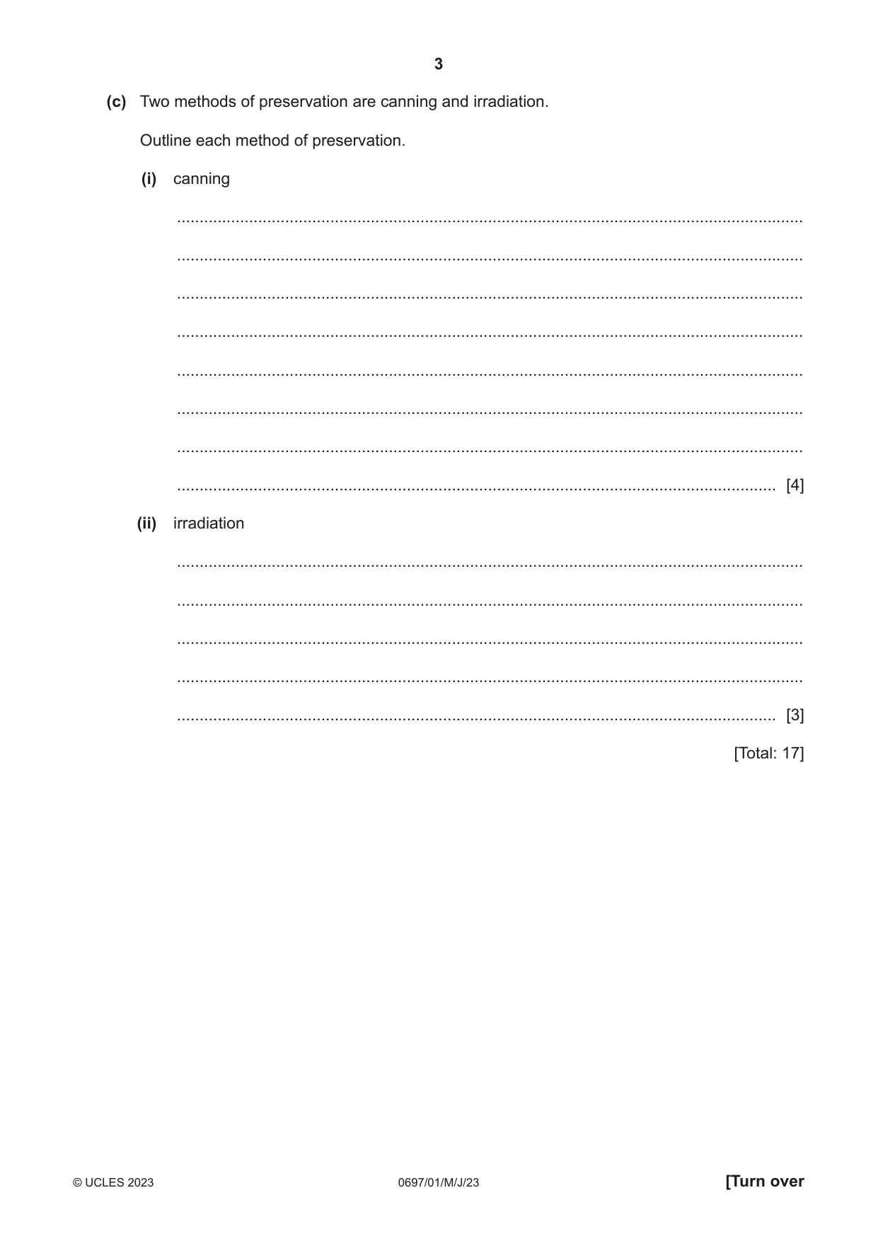Cambridge IGCSE Marine Science (Maldives only) 0697 2023 May/June Paper 1 · Variant 0 question paper, page 3 of 16