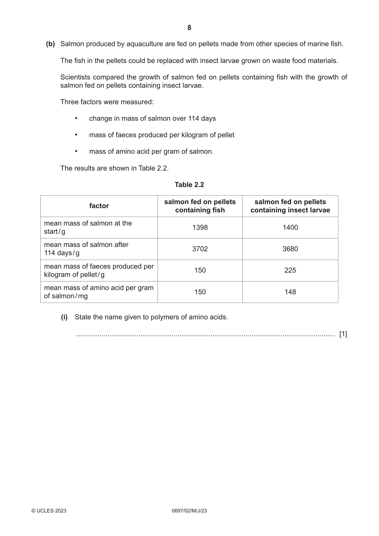 Cambridge IGCSE Marine Science (Maldives only) 0697 2023 May/June Paper 2 · Variant 0 question paper, page 8 of 16