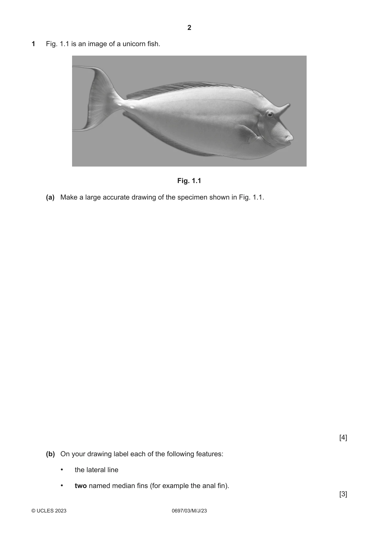 Cambridge IGCSE Marine Science (Maldives only) 0697 2023 May/June Paper 3 · Variant 0 question paper, page 2 of 12