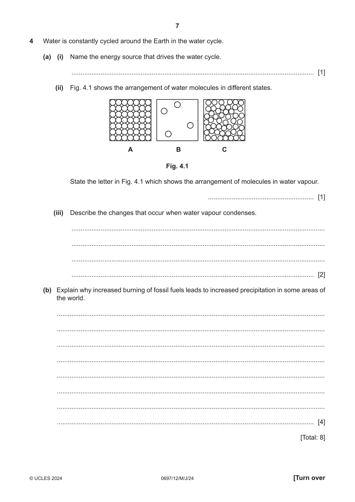 Cambridge IGCSE Marine Science (Maldives only) 0697 2024 May/June Paper 1 · Variant 2 question paper, page 7 of 16