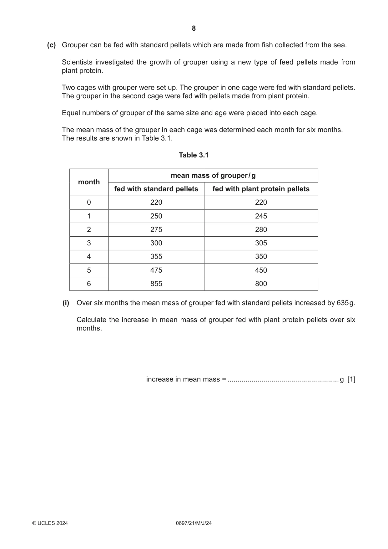 Cambridge IGCSE Marine Science (Maldives only) 0697 2024 May/June Paper 2 · Variant 1 question paper, page 8 of 20