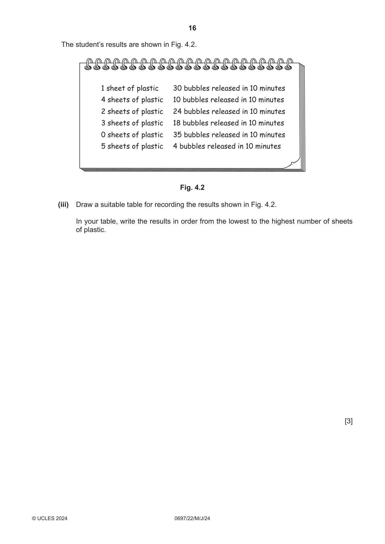Cambridge IGCSE Marine Science (Maldives only) 0697 2024 May/June Paper 2 · Variant 2 question paper, page 16 of 24