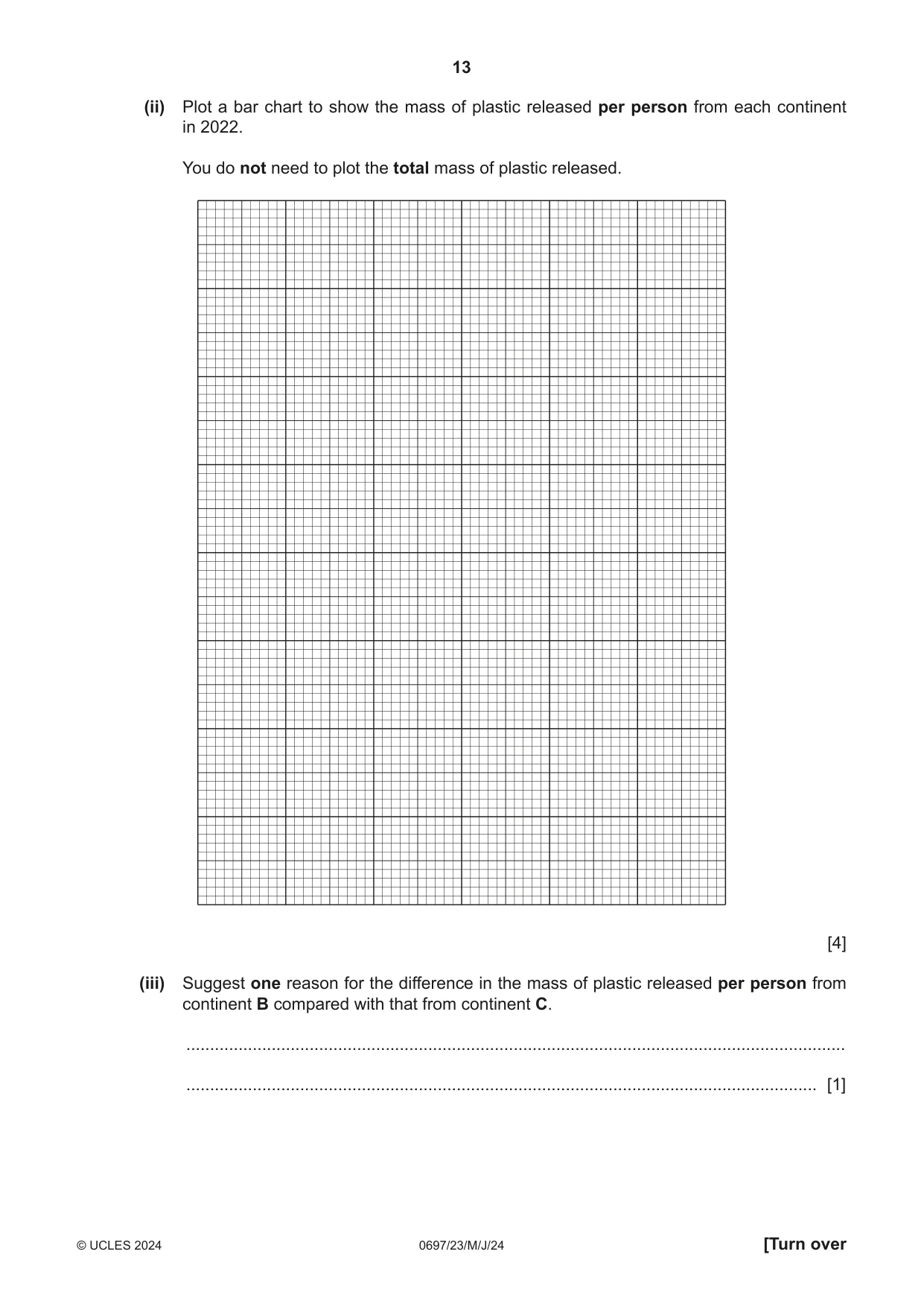 Cambridge IGCSE Marine Science (Maldives only) 0697 2024 May/June Paper 2 · Variant 3 question paper, page 13 of 24