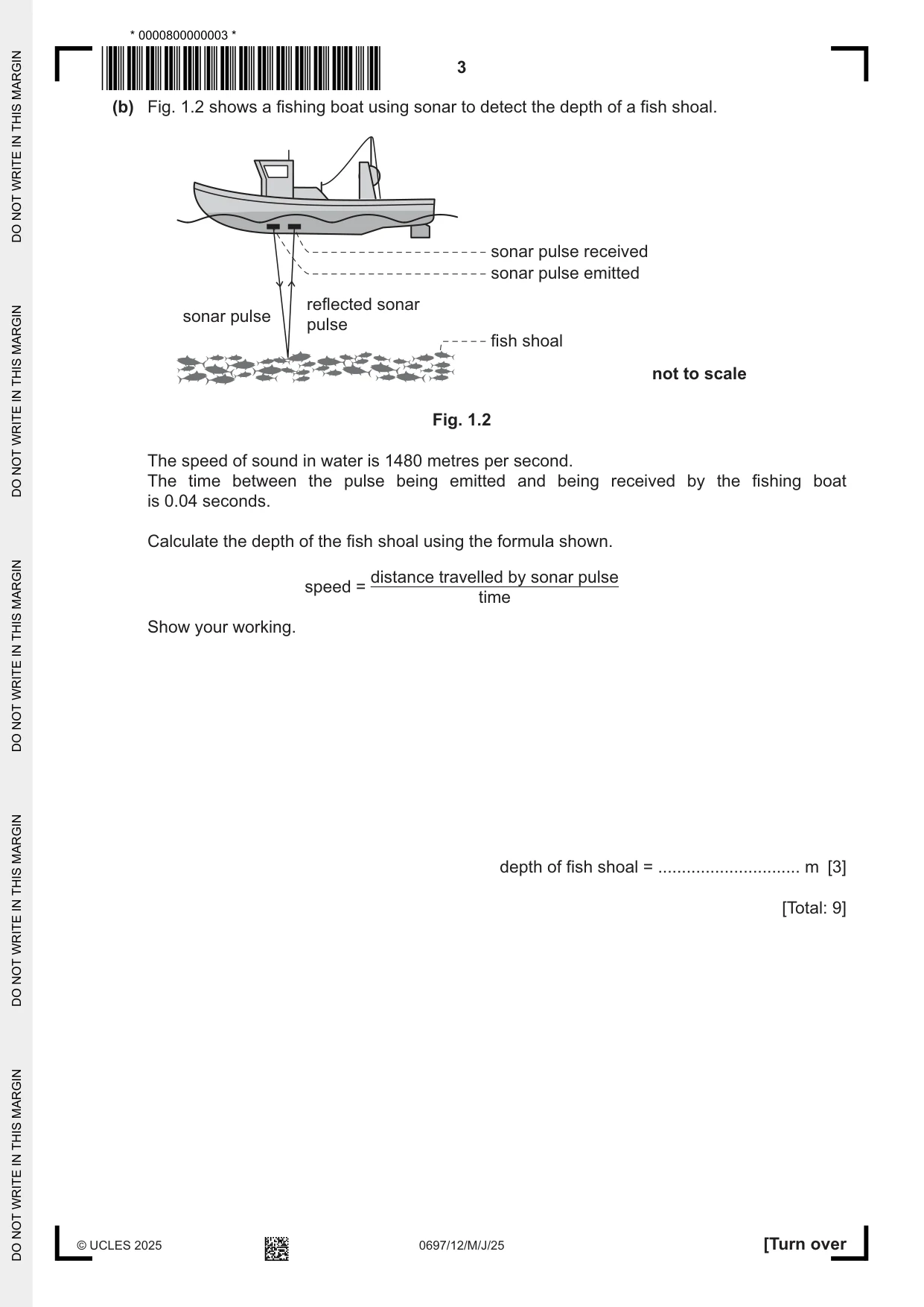 Cambridge IGCSE Marine Science (Maldives only) 0697 2025 May/June Paper 1 · Variant 2 question paper, page 3 of 20