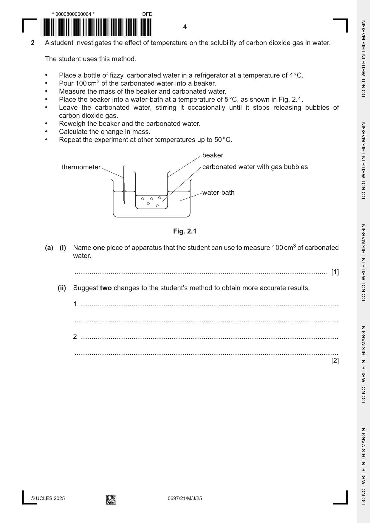 Cambridge IGCSE Marine Science (Maldives only) 0697 2025 May/June Paper 2 · Variant 1 question paper, page 4 of 24