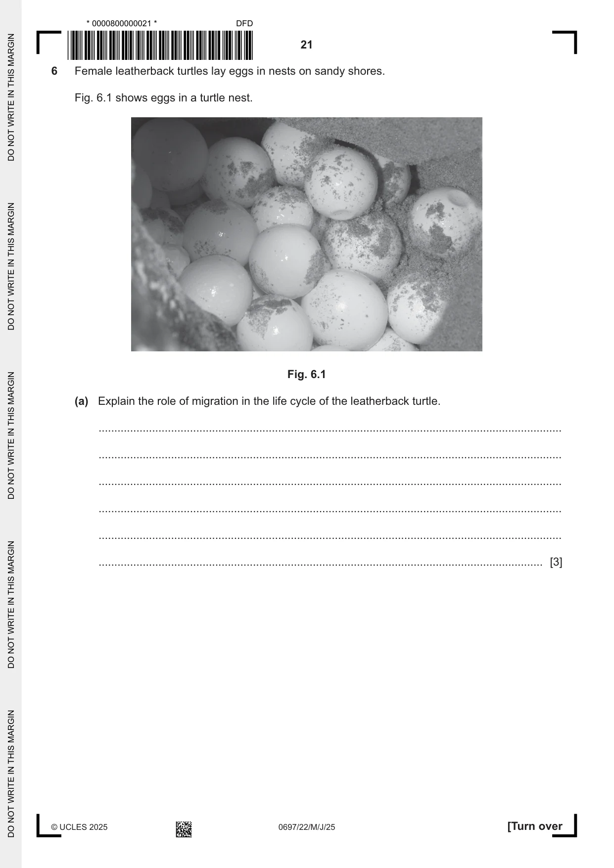 Cambridge IGCSE Marine Science (Maldives only) 0697 2025 May/June Paper 2 · Variant 2 question paper, page 21 of 24