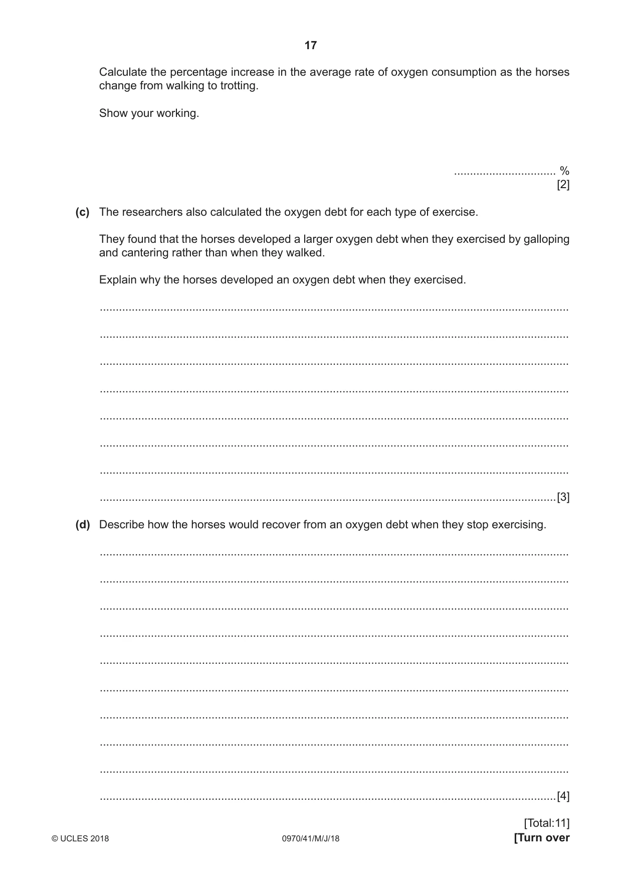Cambridge IGCSE Biology (9-1) 0970 2018 May/June Paper 4 · Variant 1 question paper, page 17 of 20