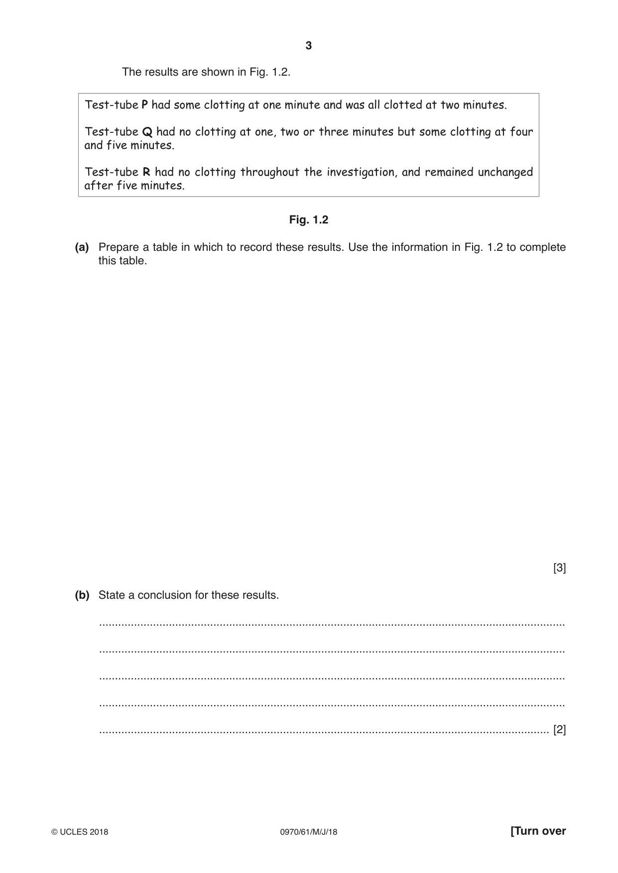 Cambridge IGCSE Biology (9-1) 0970 2018 May/June Paper 6 · Variant 1 question paper, page 3 of 12