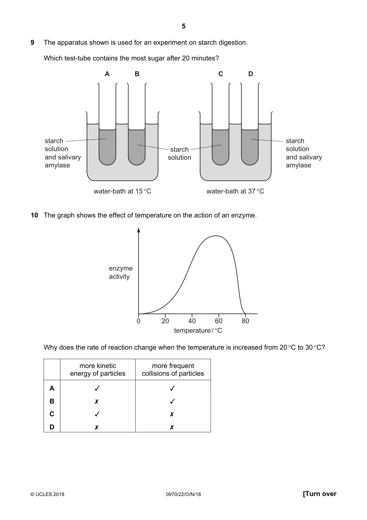 Cambridge IGCSE Biology (9-1) 0970 2018 Oct/Nov Paper 2 · Variant 2 question paper, page 5 of 20