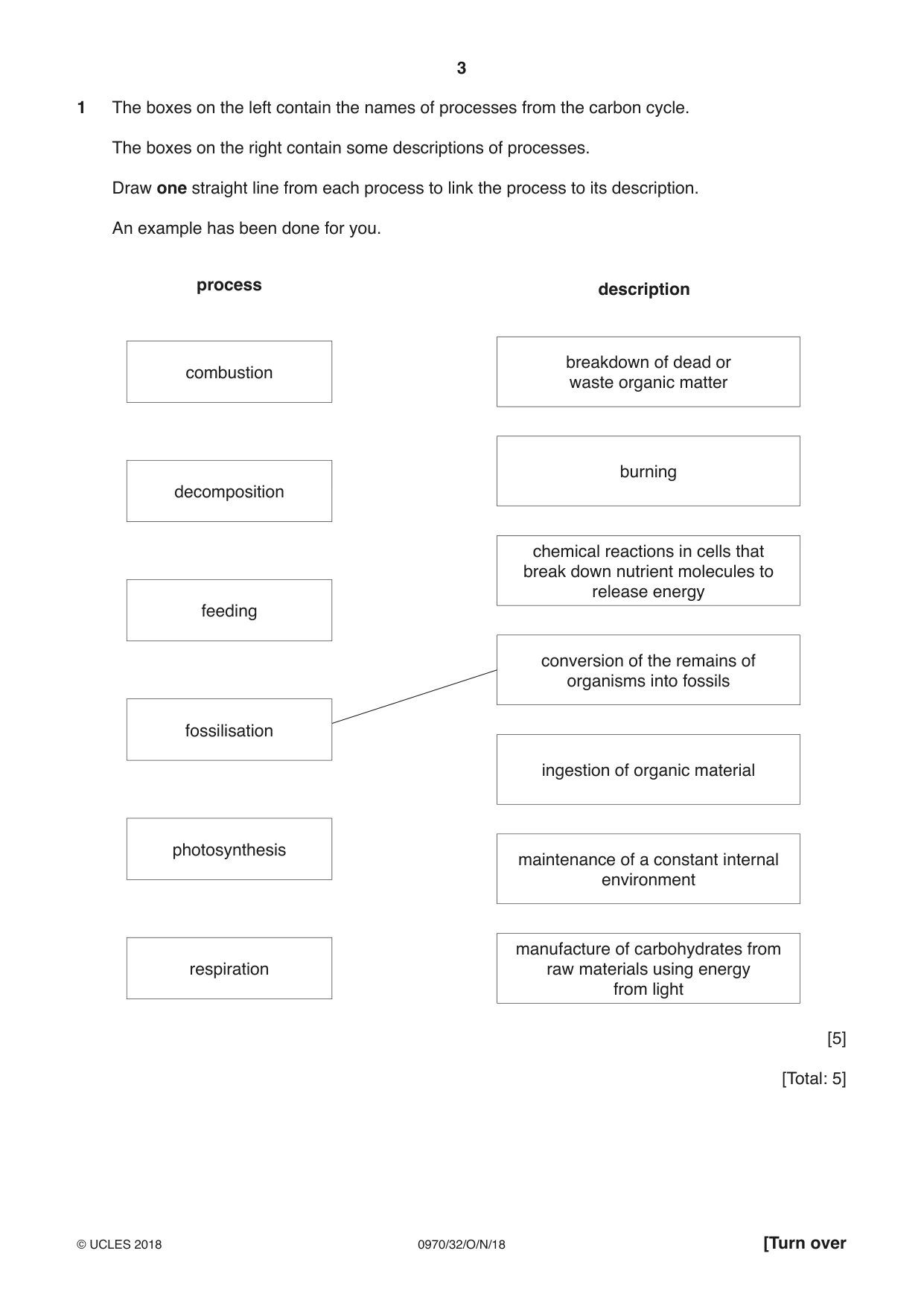 Cambridge IGCSE Biology (9-1) 0970 2018 Oct/Nov Paper 3 · Variant 2 question paper, page 3 of 20
