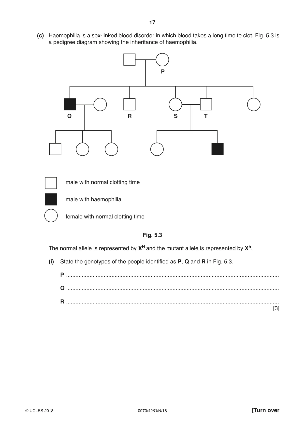 Cambridge IGCSE Biology (9-1) 0970 2018 Oct/Nov Paper 4 · Variant 2 question paper, page 17 of 20
