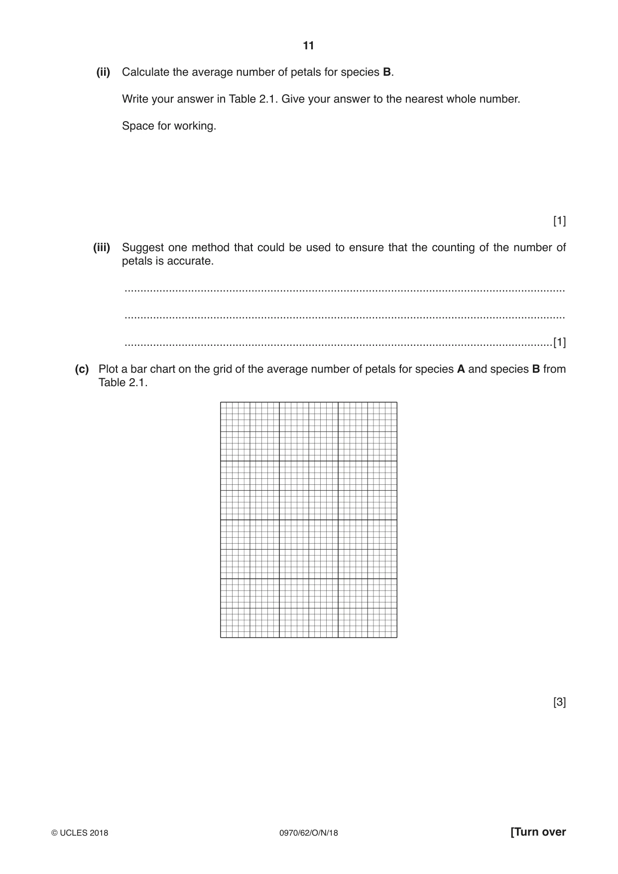 Cambridge IGCSE Biology (9-1) 0970 2018 Oct/Nov Paper 6 · Variant 2 question paper, page 11 of 12