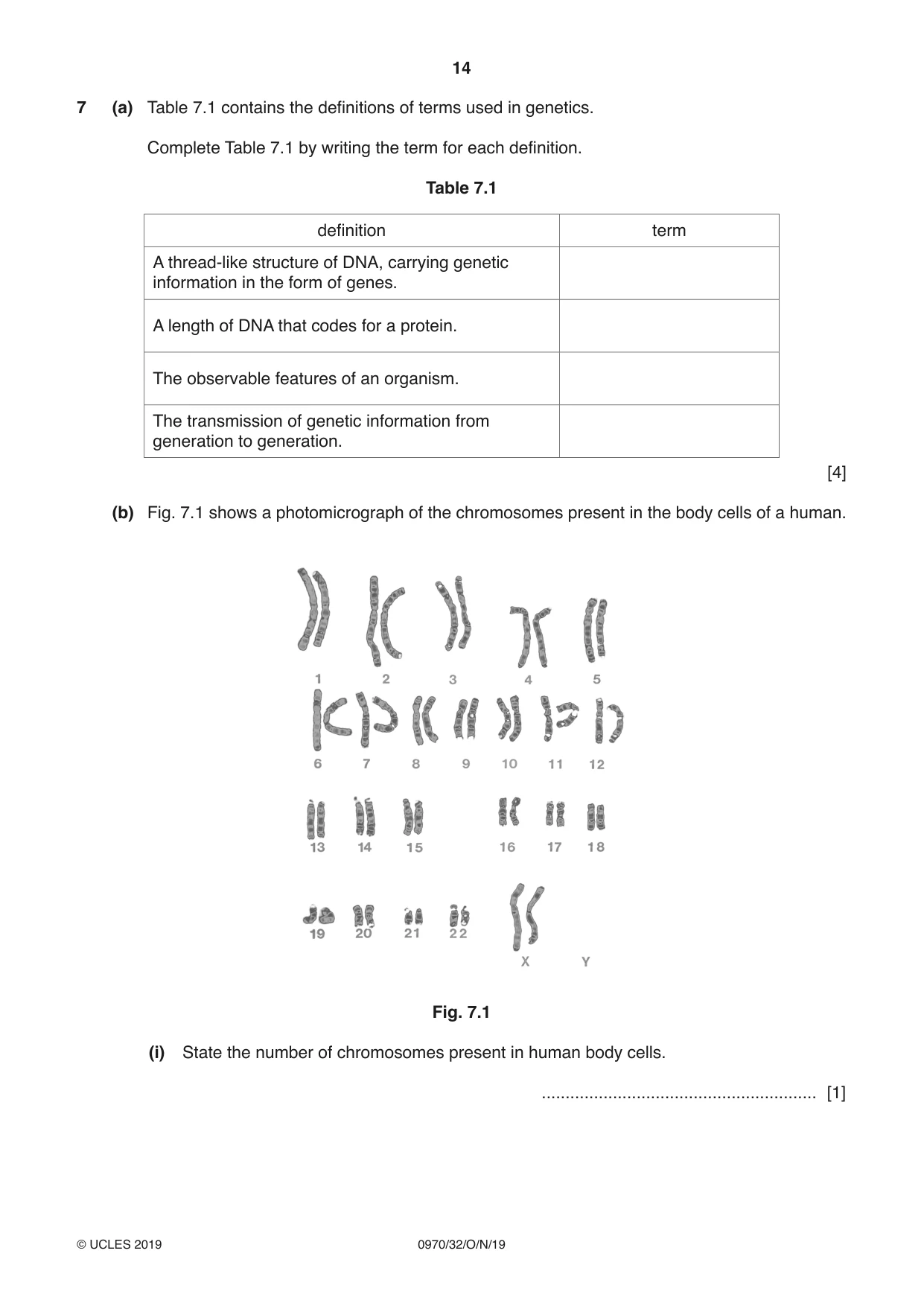 Cambridge IGCSE Biology (9-1) 0970 2019 Oct/Nov Paper 3 · Variant 2 question paper, page 14 of 20