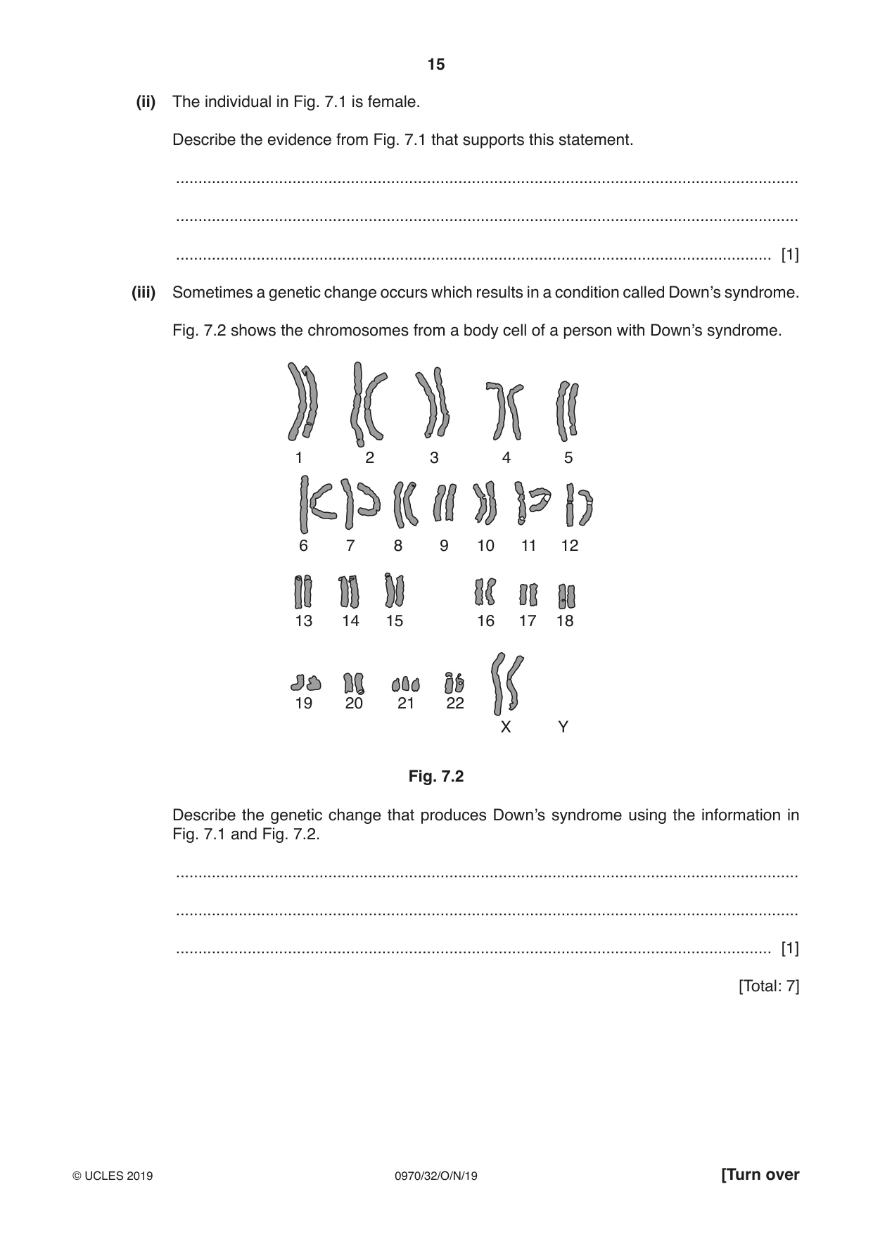 Cambridge IGCSE Biology (9-1) 0970 2019 Oct/Nov Paper 3 · Variant 2 question paper, page 15 of 20